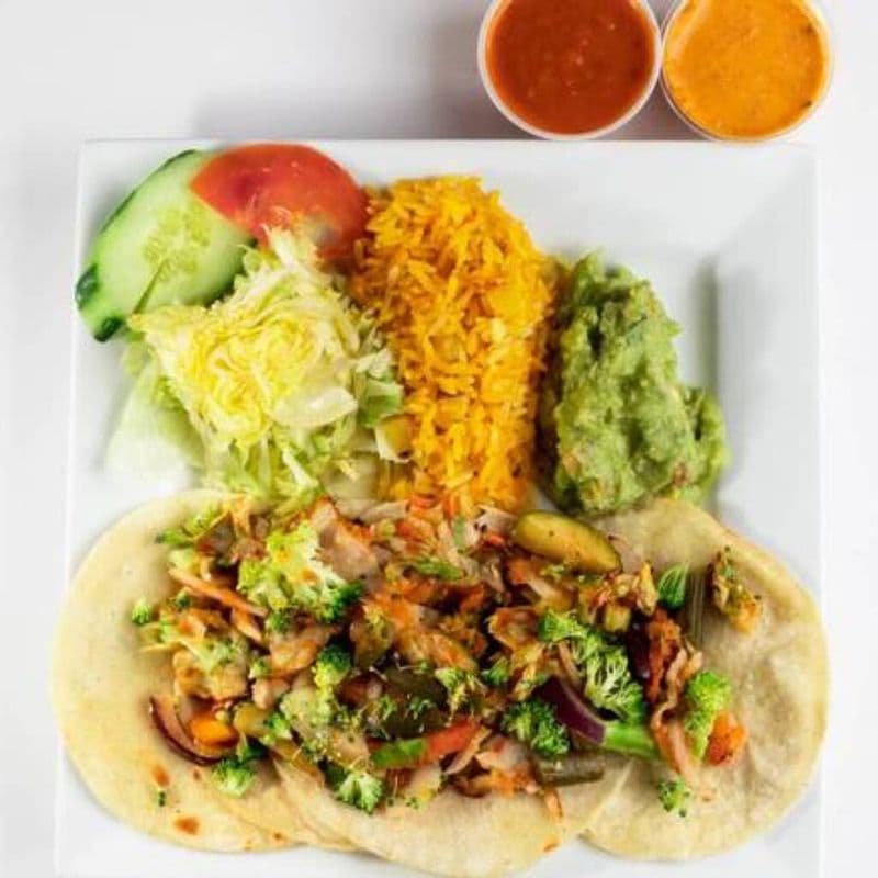 Tacos vegetariano + boisson / Vegetarian Tacos + Drink