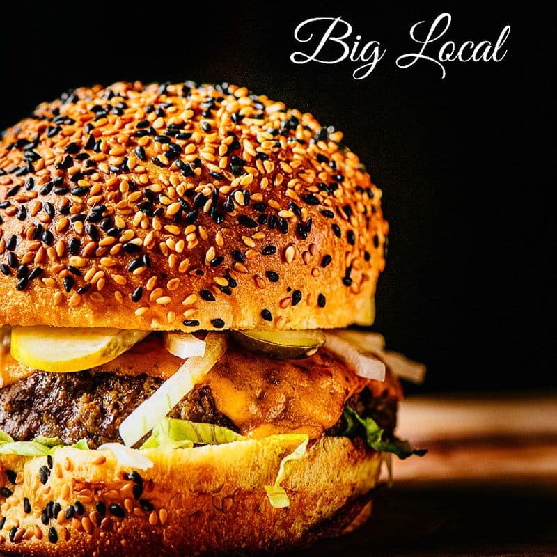 Burger moitié livre Angus "Big Local" / Big Local half-pound Angus Burger