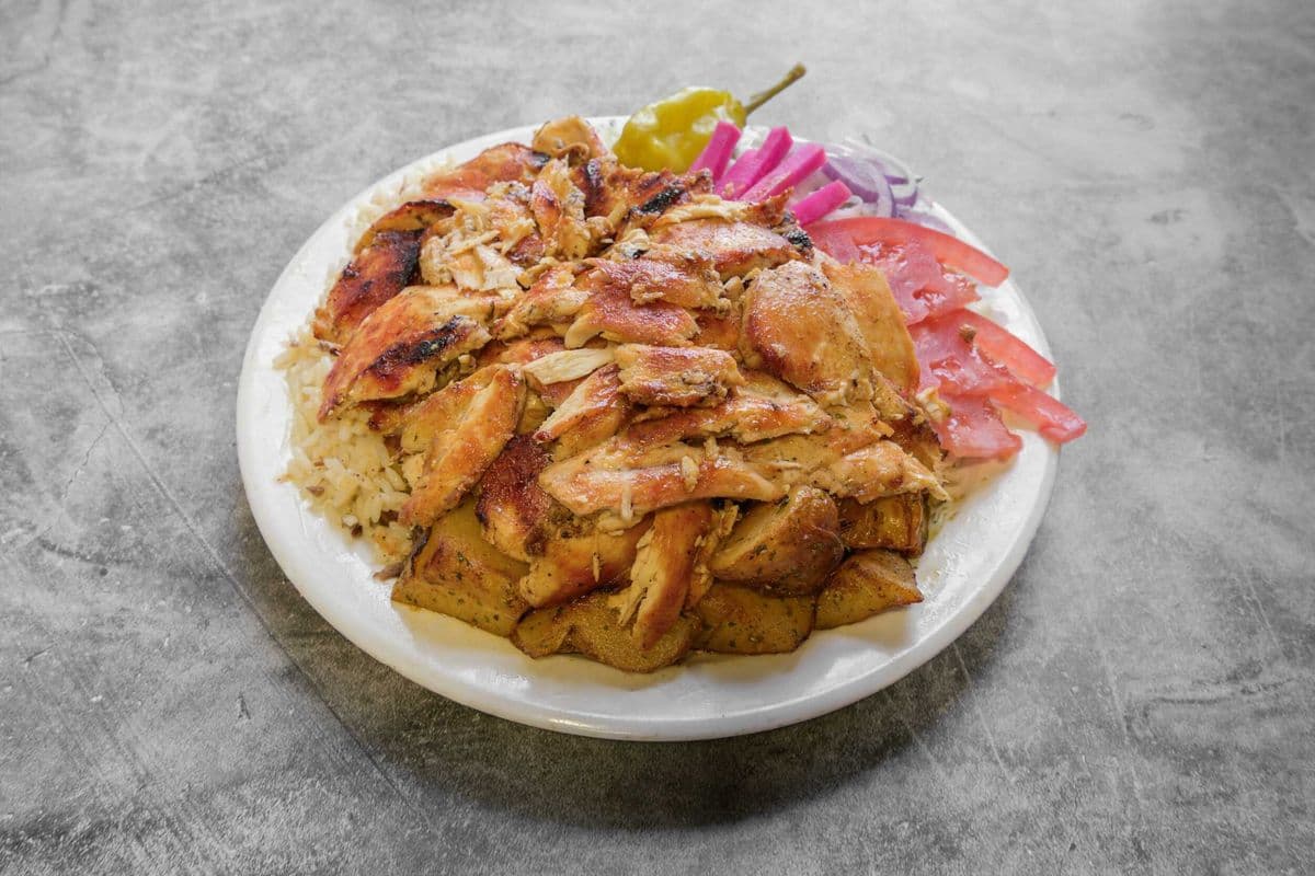 Plat de Shish Taouk au poulet