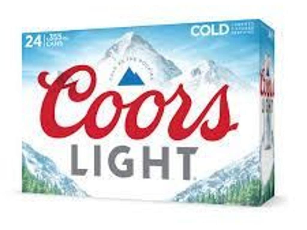 COORS LIGHT CAN, 24 x 355ml