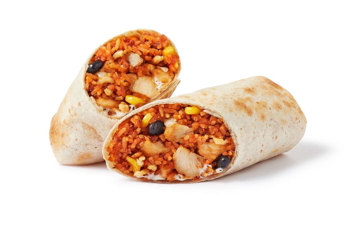 Cilantro Lime Sous Vide Chicken Wrap