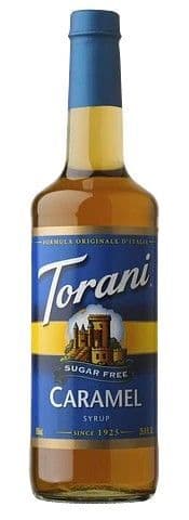 Torani Sugar Free Caramel Classic Syrup, 750ml