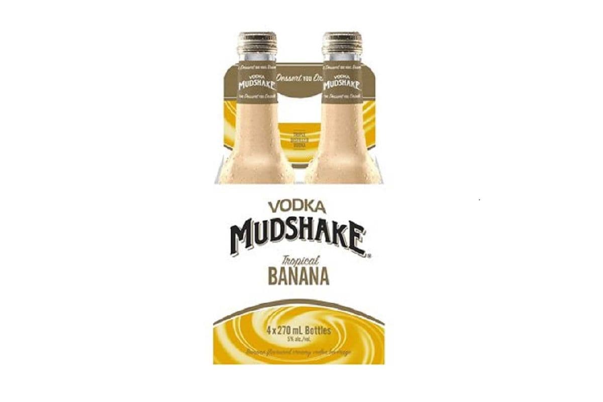 Mudshake Banana (4 Pack Bottles) (4 x 270 ml)