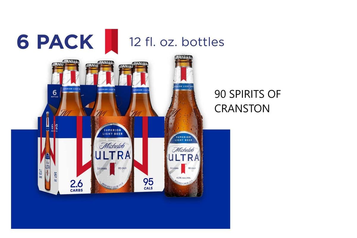MICHELOB ULTRA 6 BOTTLES (1 x 6X341ML)