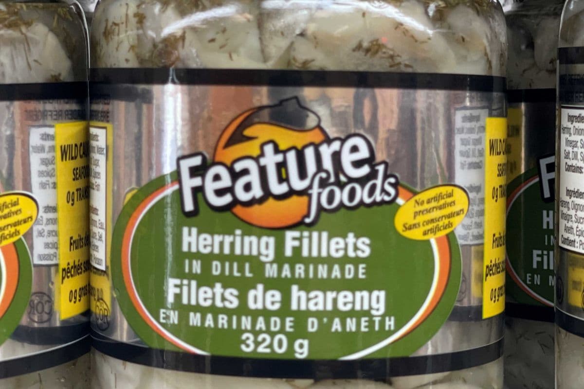 Filets de hareng en marinade d'aneth / Herring fillets in dill marinade (320 gr )