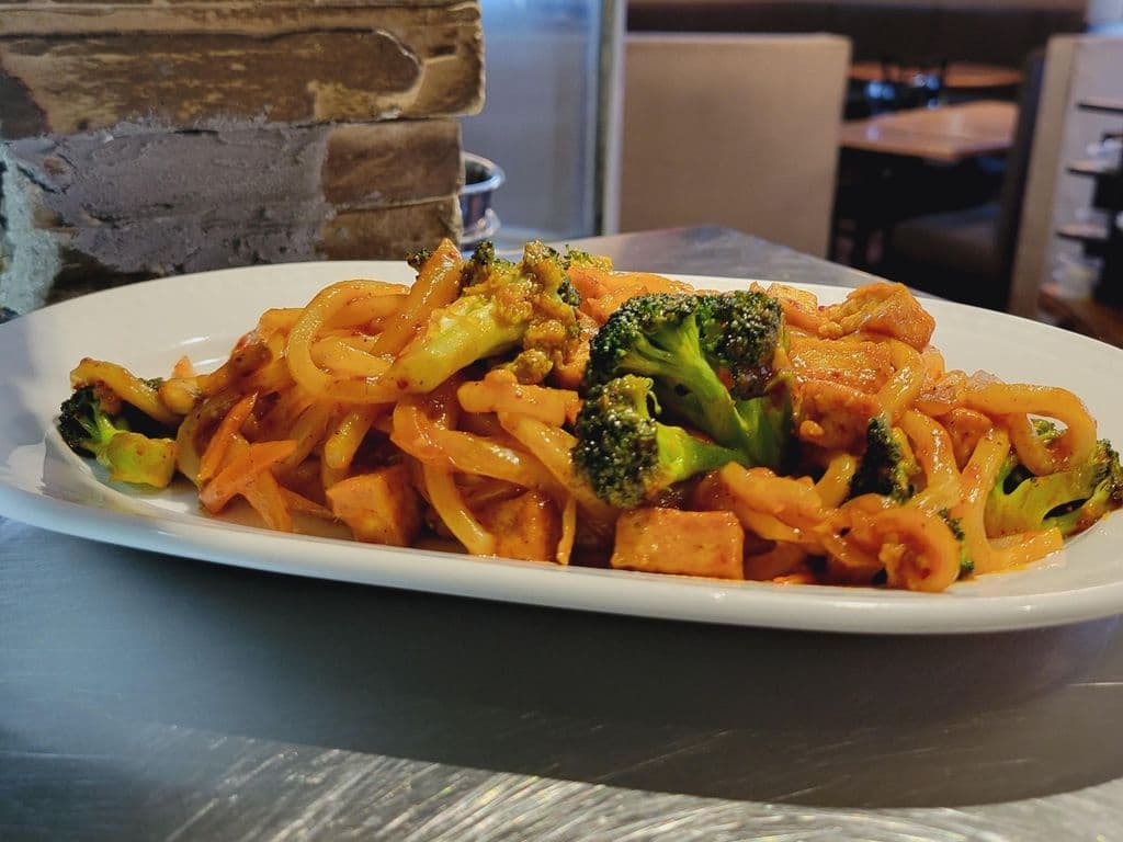 Stir-fried Veggie udon