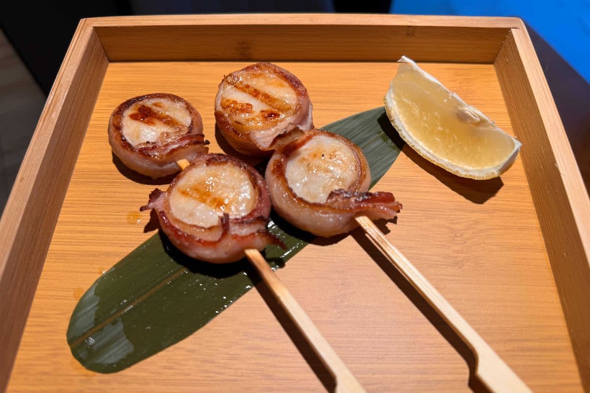 Bacon Scallop Skewers 2pcs