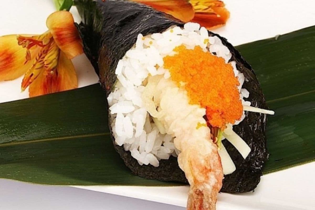 Spicy Shrimp Tempura Hand Roll