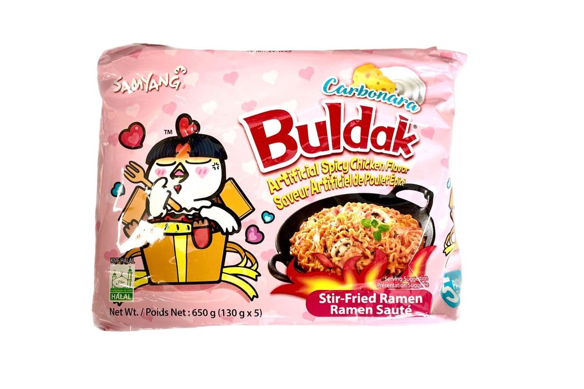SamYang Spicy Chicken Carbonara Noodle(130x5)