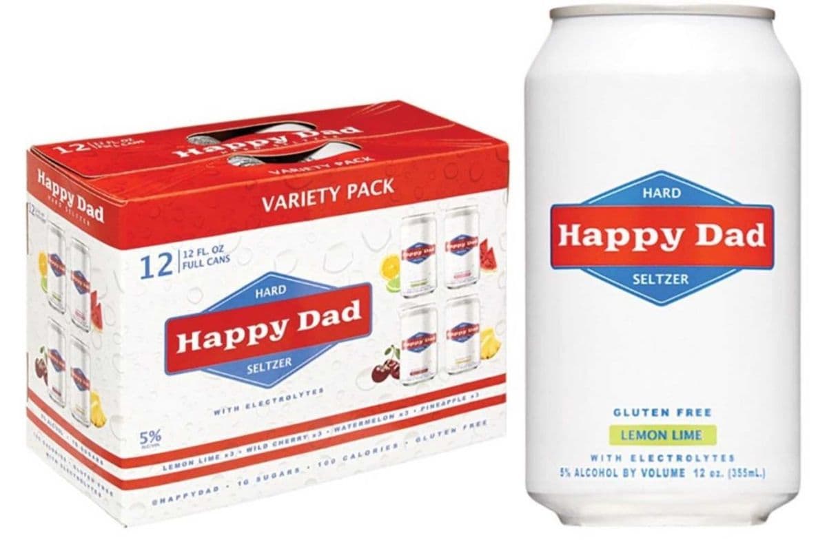 HAPPY DAD HARD SELTZER -VARIETY (12 x 355ml)