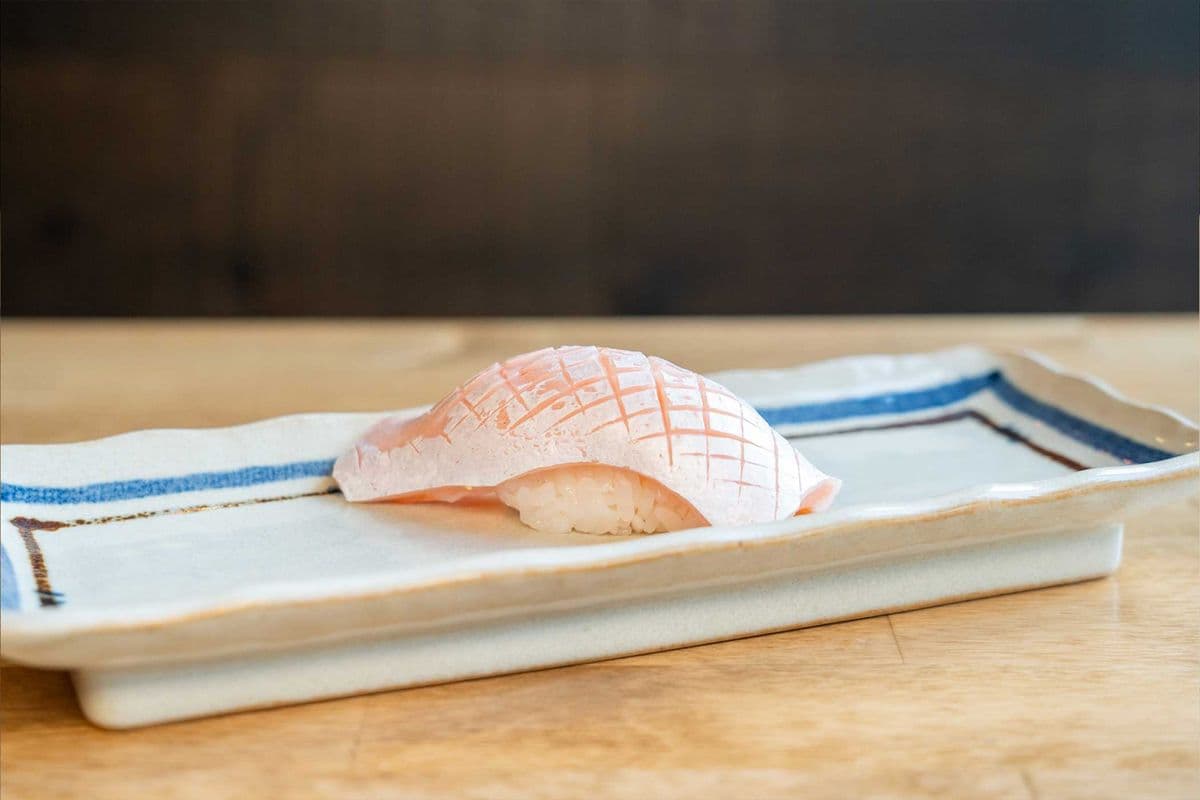 Salmon Belly (Salmon Toro) Nigiri Sushi (1 pc)