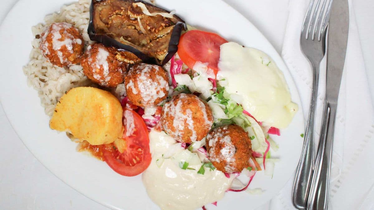 8. Fresh Cooked Falafel Plate