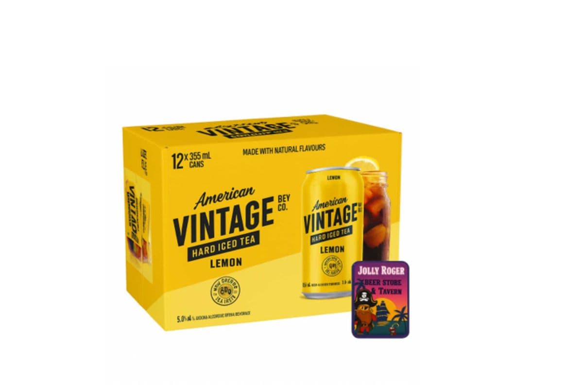 American vintage lemon hard ice (1 x 12 pack)