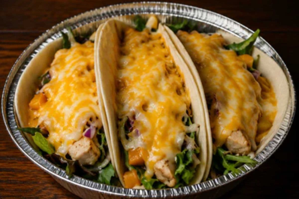 24K Cheesy Chicken Soft Tacos