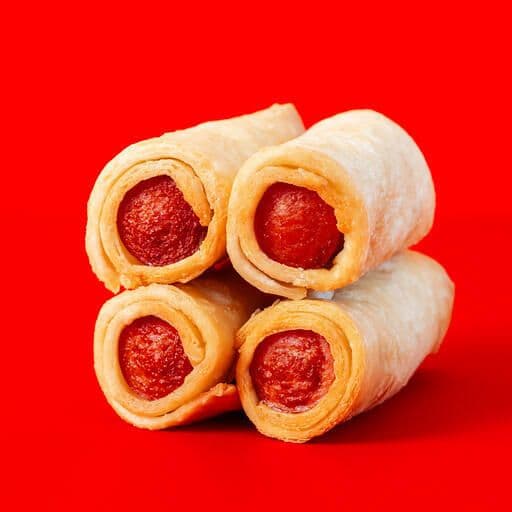 4 saucisses feuilletées / 4 sausages appetizer