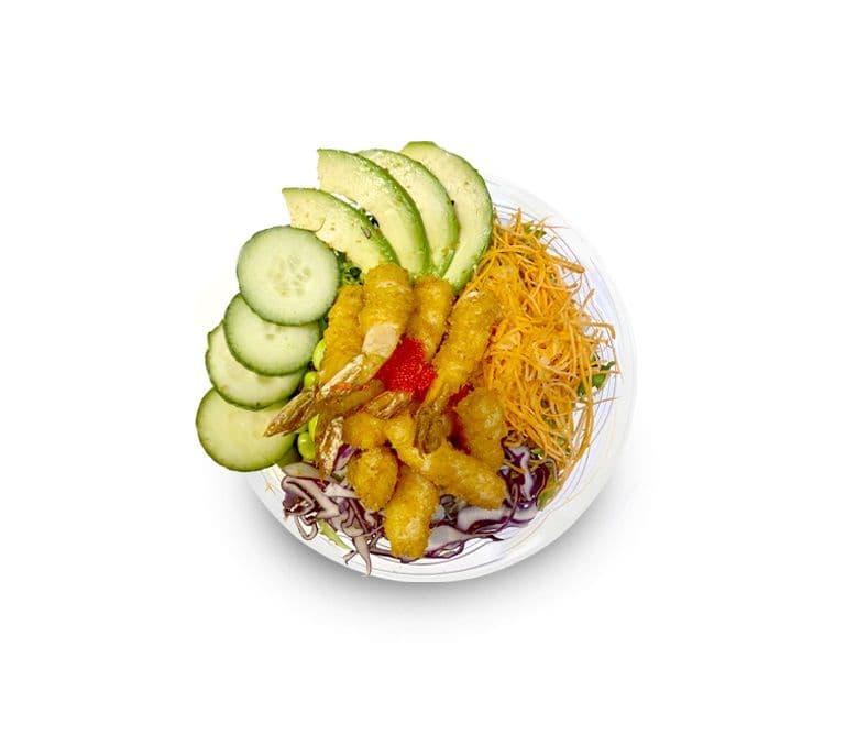 Poke Crevette Tempura