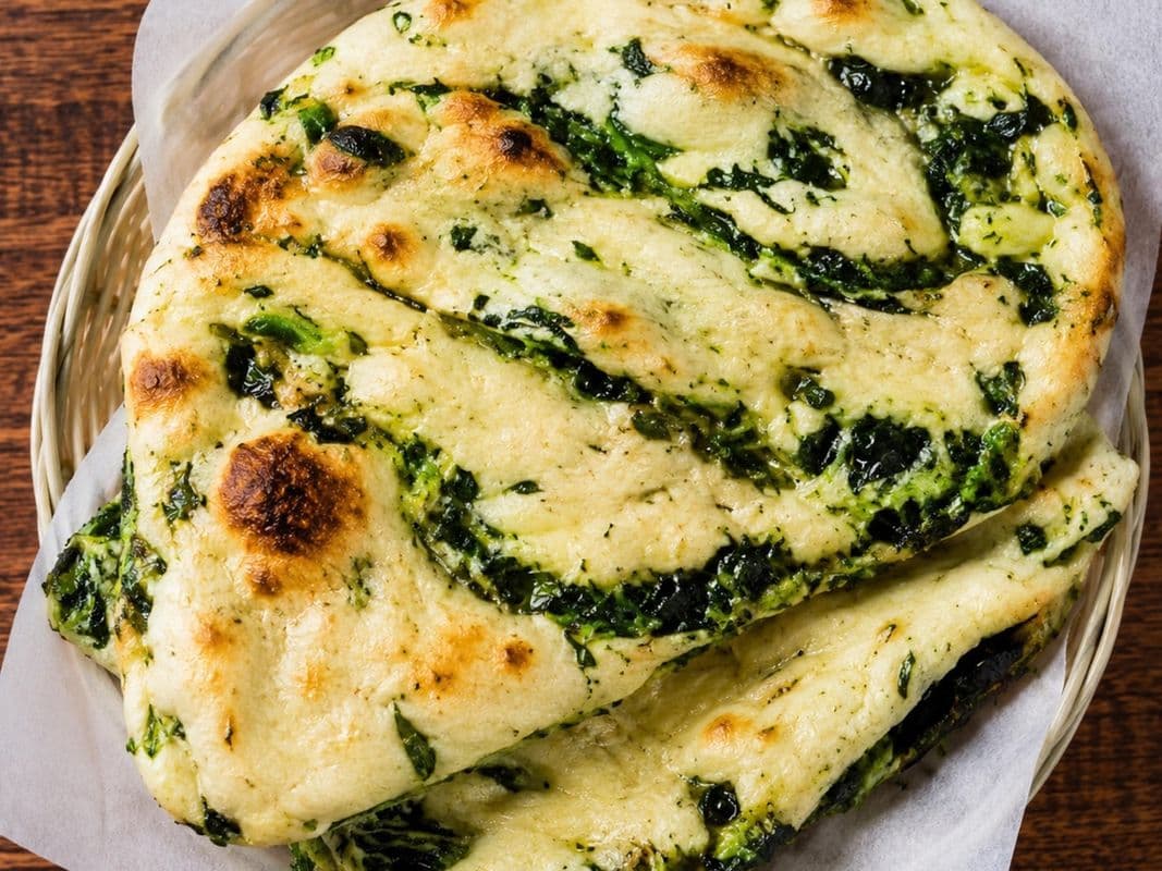 Spinach Naan