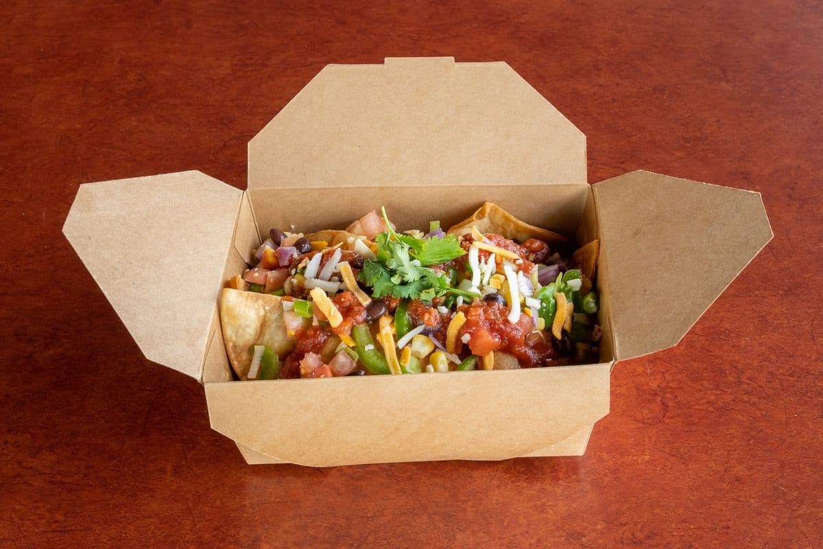 Loaded Soy Nachos
