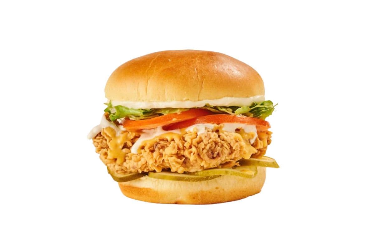 Ultra Crunchy Fried Chicken Burger