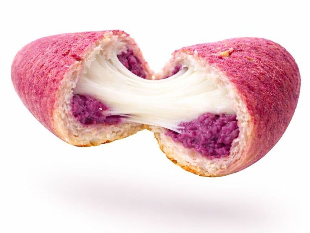 Mochi Yam Soft Bread 紫薯麻薯软欧包