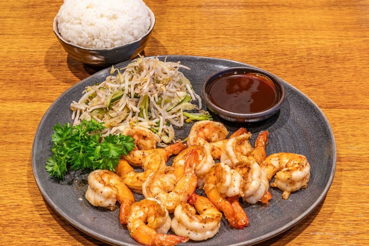 103. Shrimp Teriyaki Dinner