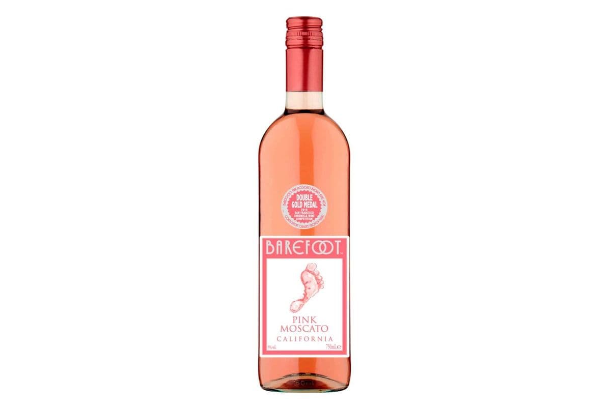 Barefoot Pink Moscato-750ml (1 x 750ml)