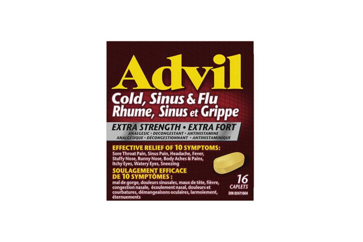 Advil Cold, Sinus & Flu 16 Caplets