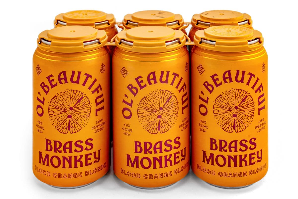 Ol' Beautiful Brewing - Brass Monkey Blood Orange (6 x 355 ml Cans)