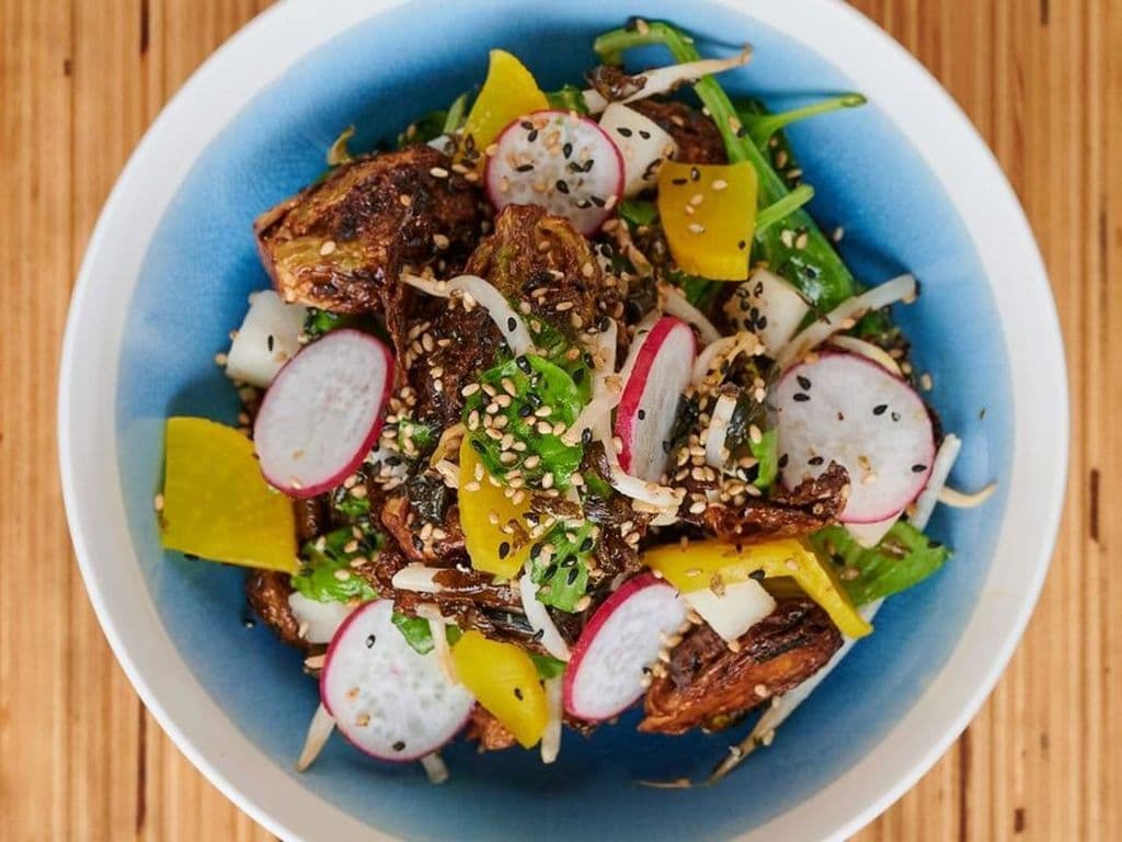 Crispy Brussels Sprouts Salad