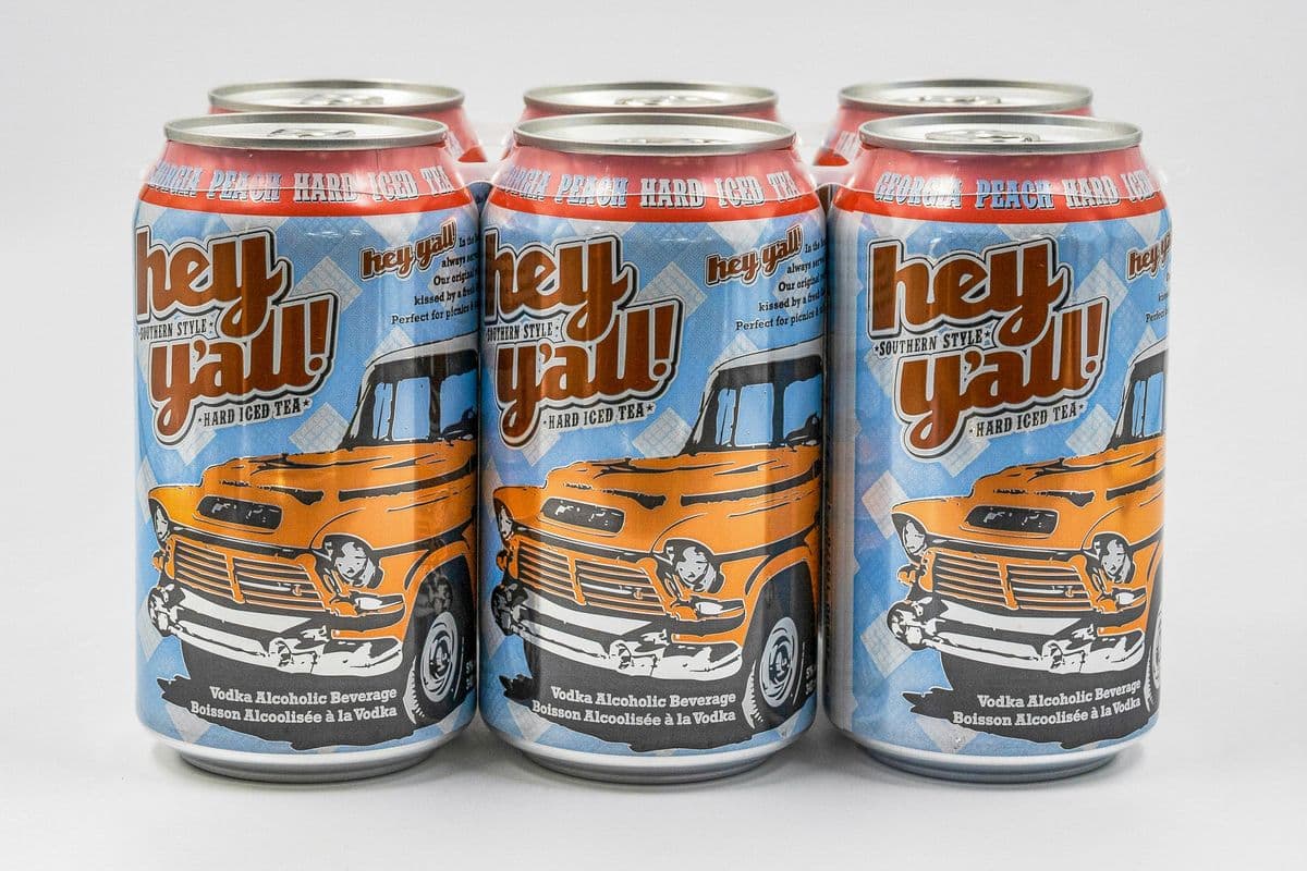 Hey Yall Georgia Peach Hard (6 x 341 ml Cans)