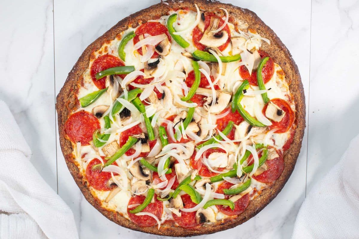 Marci's Plant Power Crust Pizza-Marinara, Mozzarella Cheese, & 1 Topping