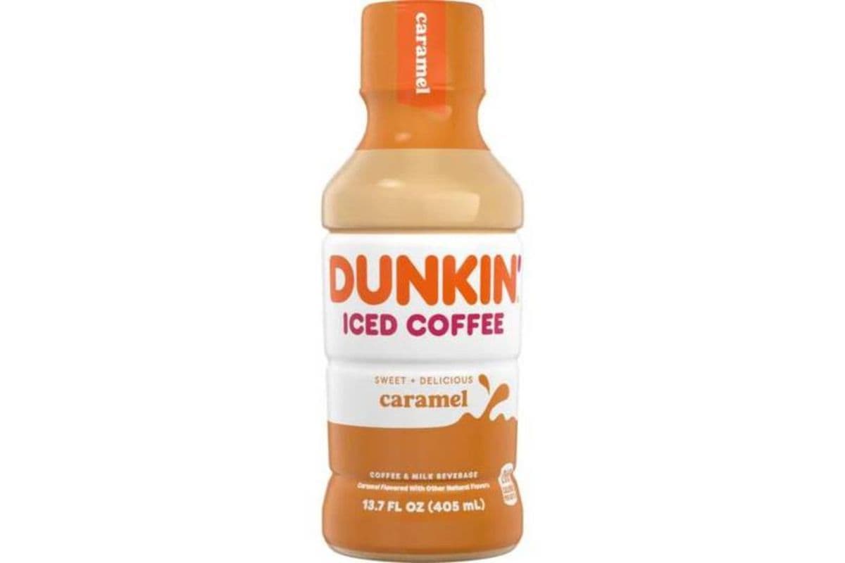 Dunkin Iced Coffee Caramel