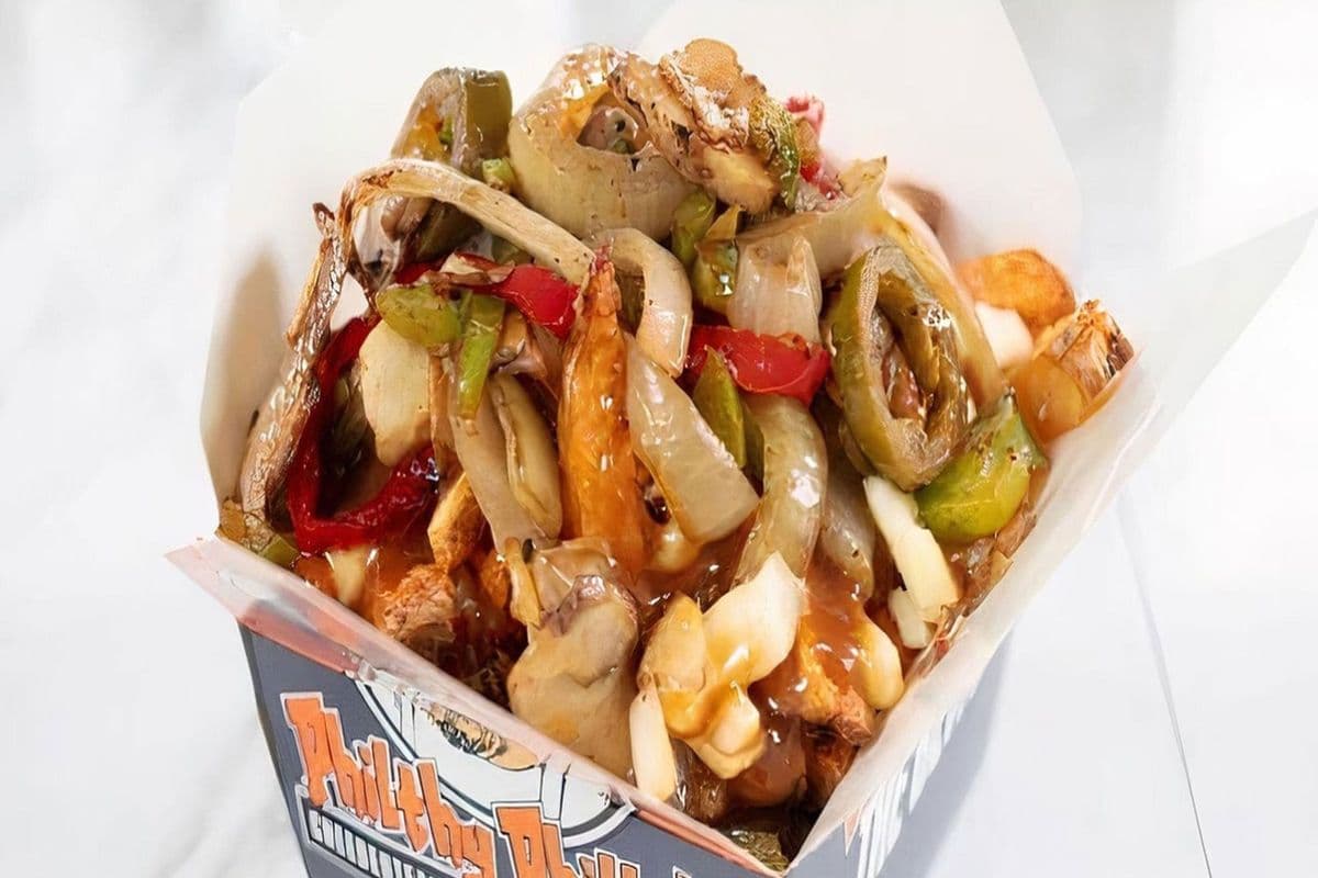 Greasy Veggie Poutine