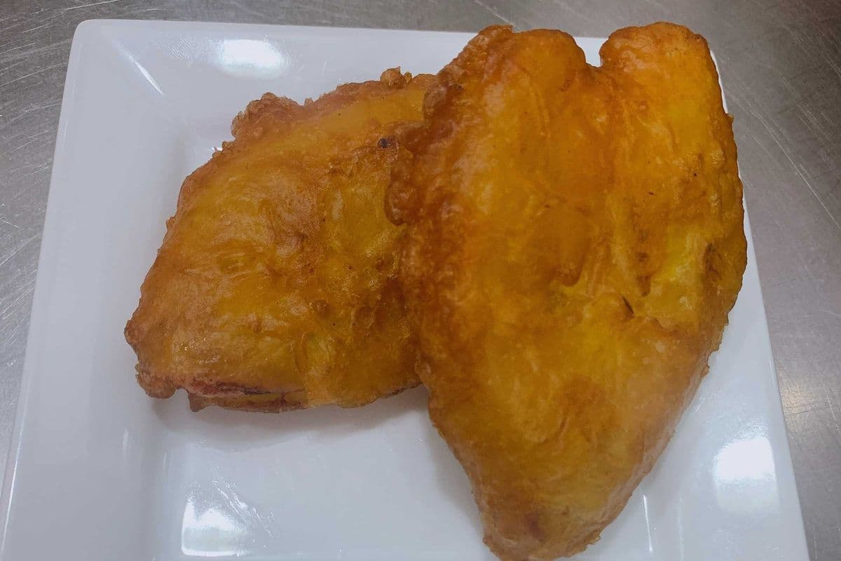 Deep-Fried Banana Cake