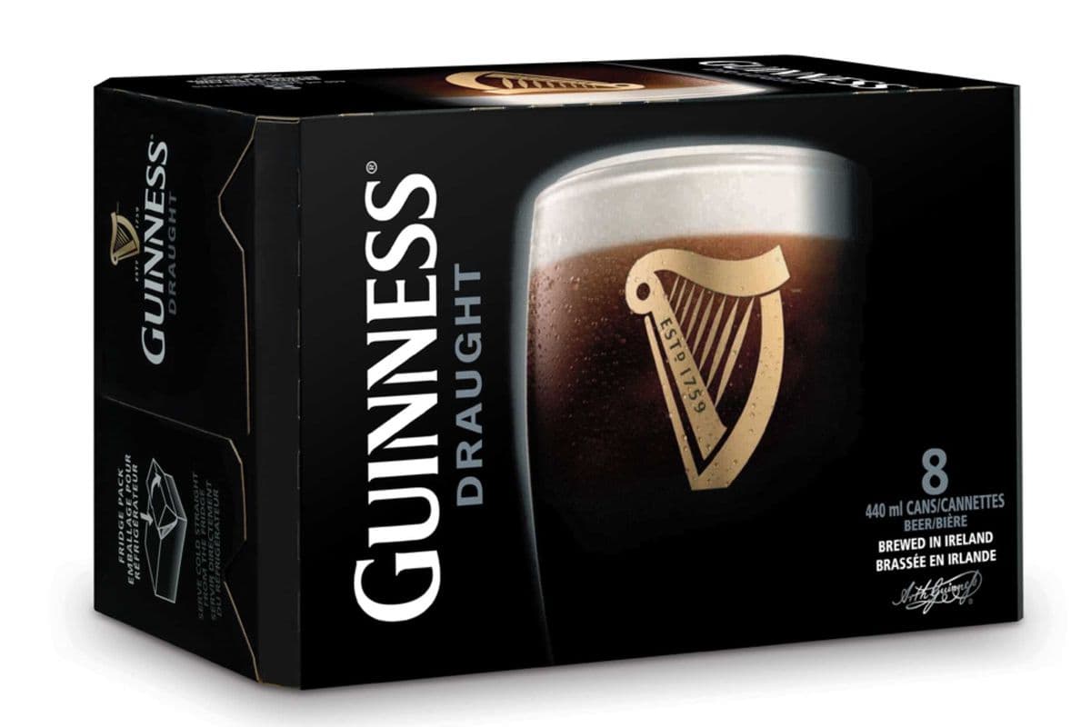 Guinness Draught (8 x 440 ml Cans)