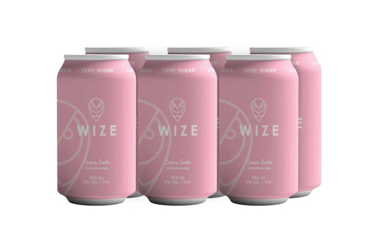 79933 - Wize Cream Soda (6 x 355ml)
