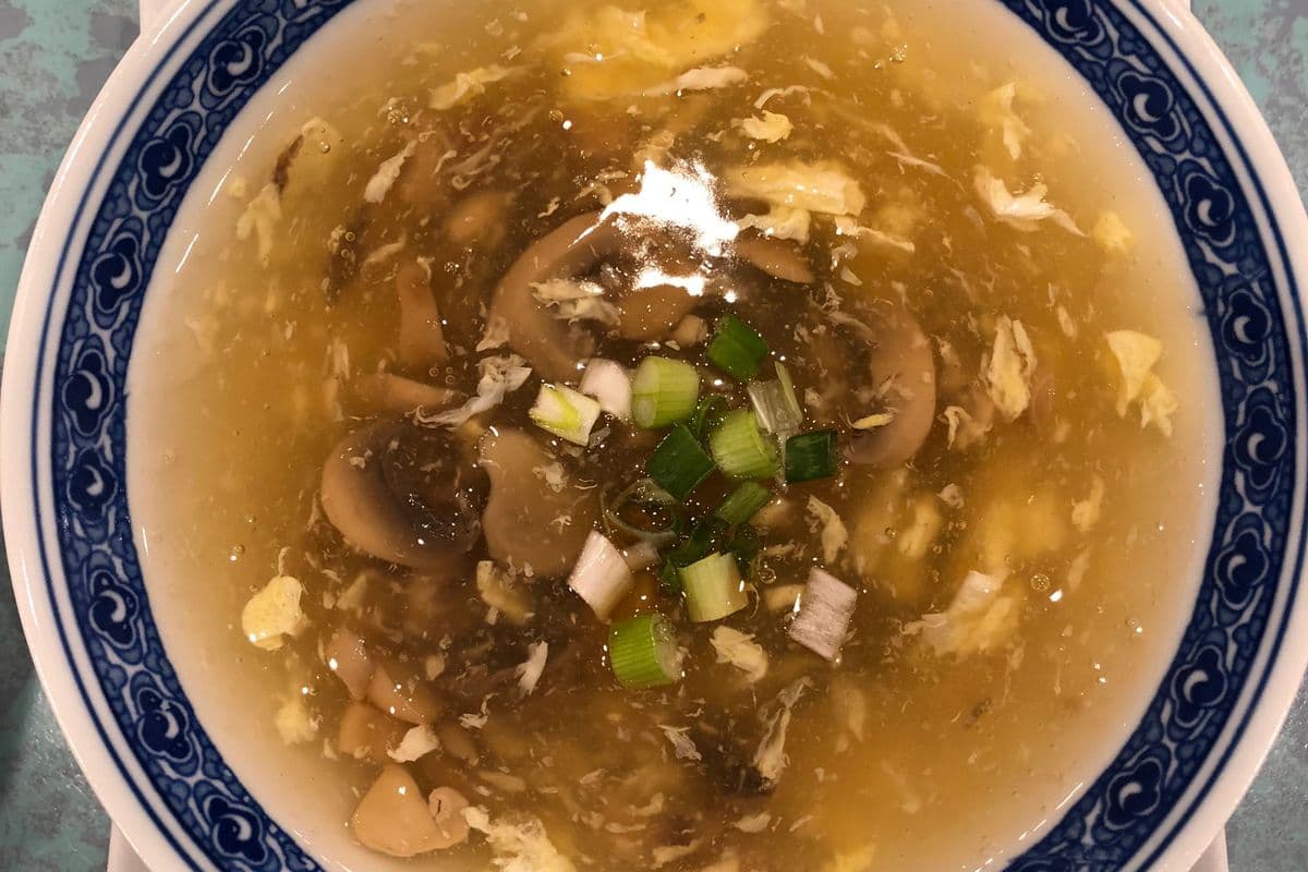 Mushroom Egg Drop Soup