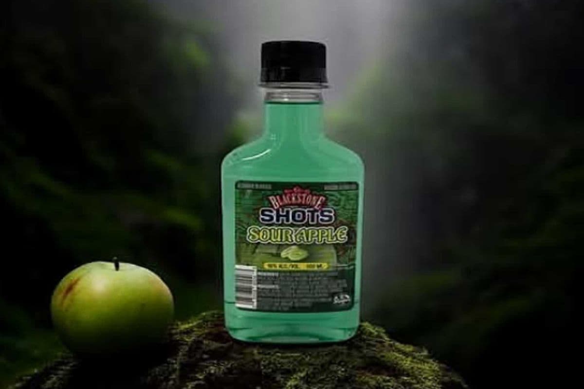 BLACKSTONE SHOTS - SOUR APPLE (1 x 200ML)