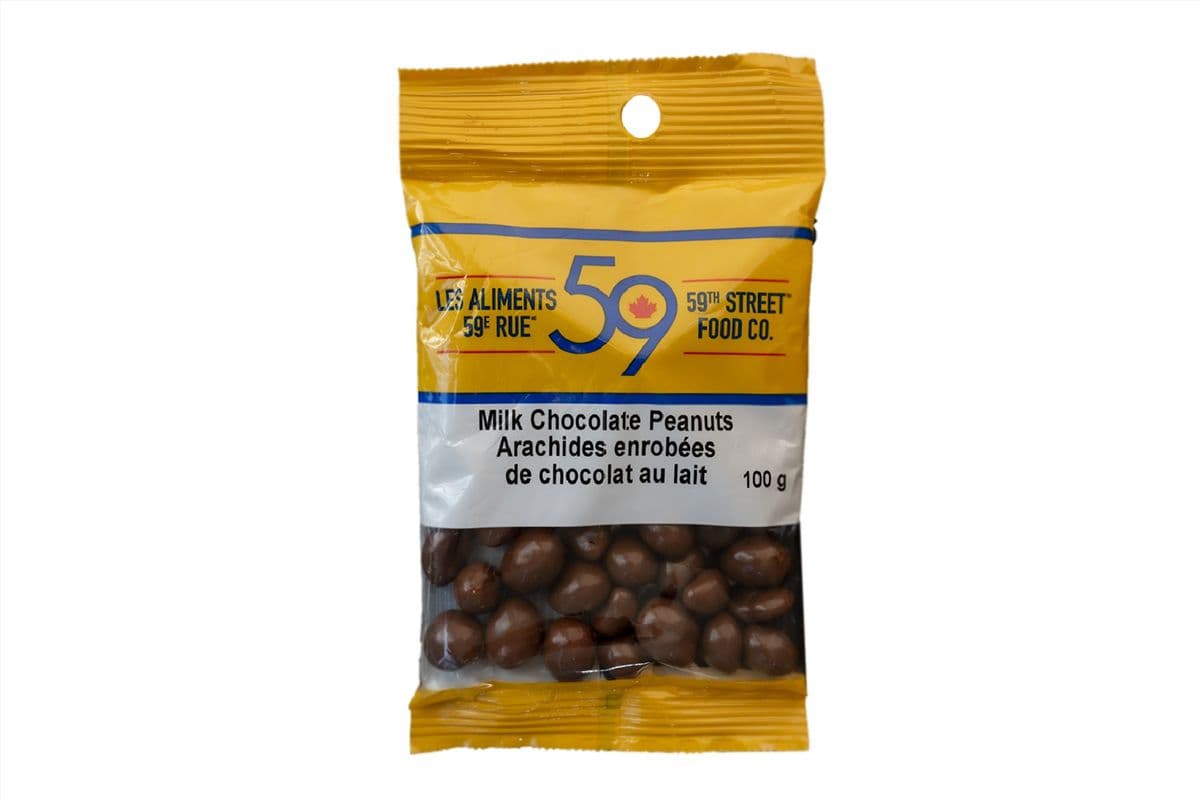 On The Run Milk Chocolate Peanuts (100g) 77192