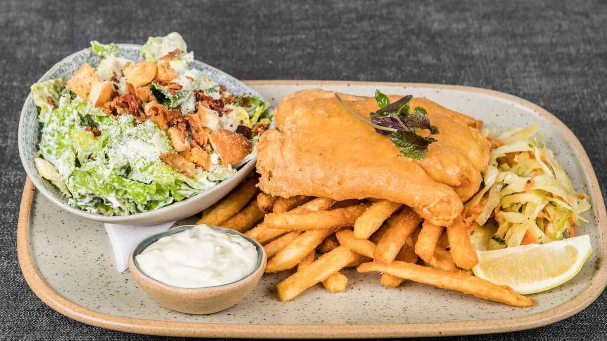 Halibut and Chips