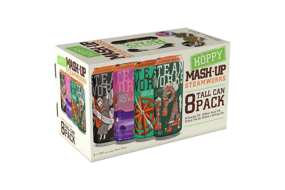 119523 - Steamworks Mash-Up Hoppy (8 x 473ml)