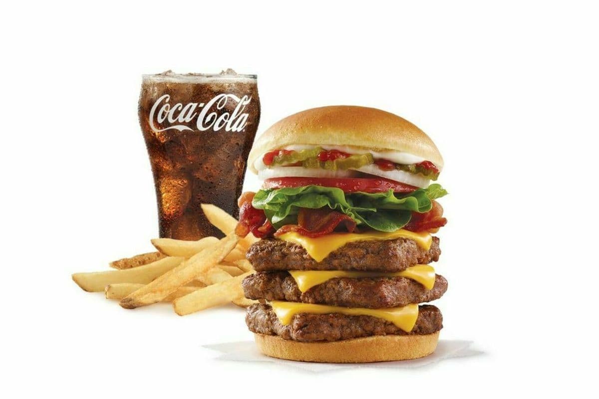 Combo Bacon De Luxe 3/4 lb Triple / Bacon Deluxe 3/4 lb* Triple Combo (Petit / Small)