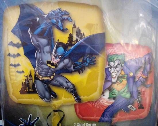 17" Square Foil Balloon (Batman)