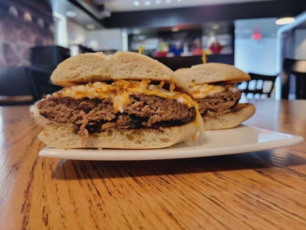 Tteokgalbi sandwich