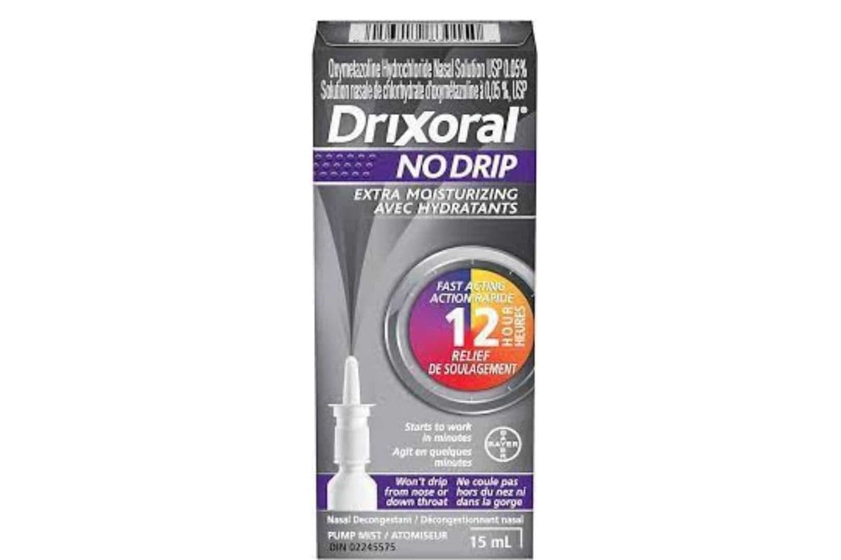 Drixoral No Drip Nasal Decongestant Extra Moisturizing (15 ml)