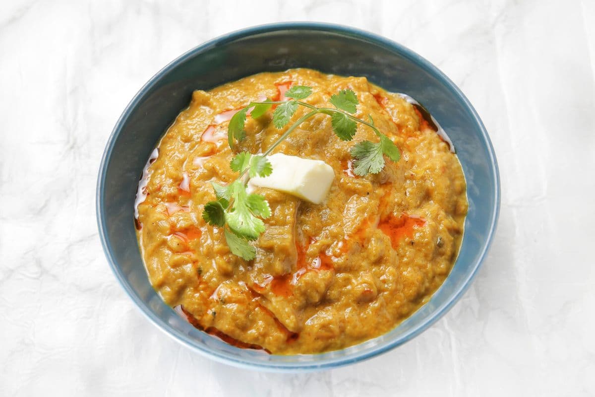 Eggplant Bhartha Dish
