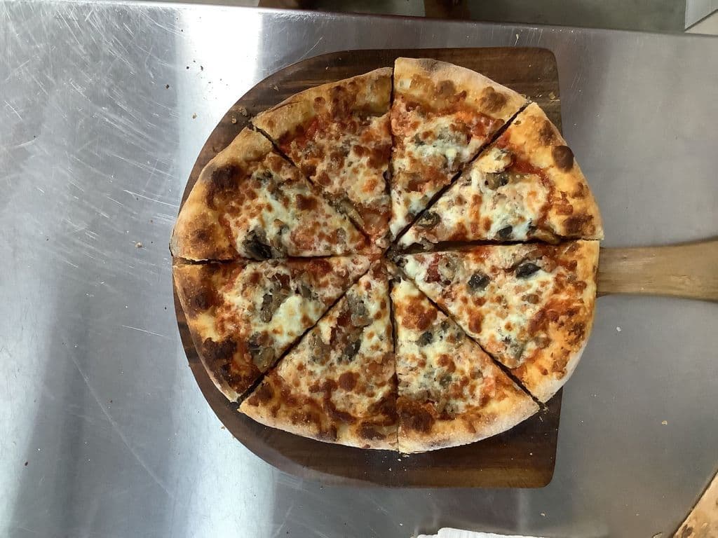 12" Large Fennel Sausage and Mushroom