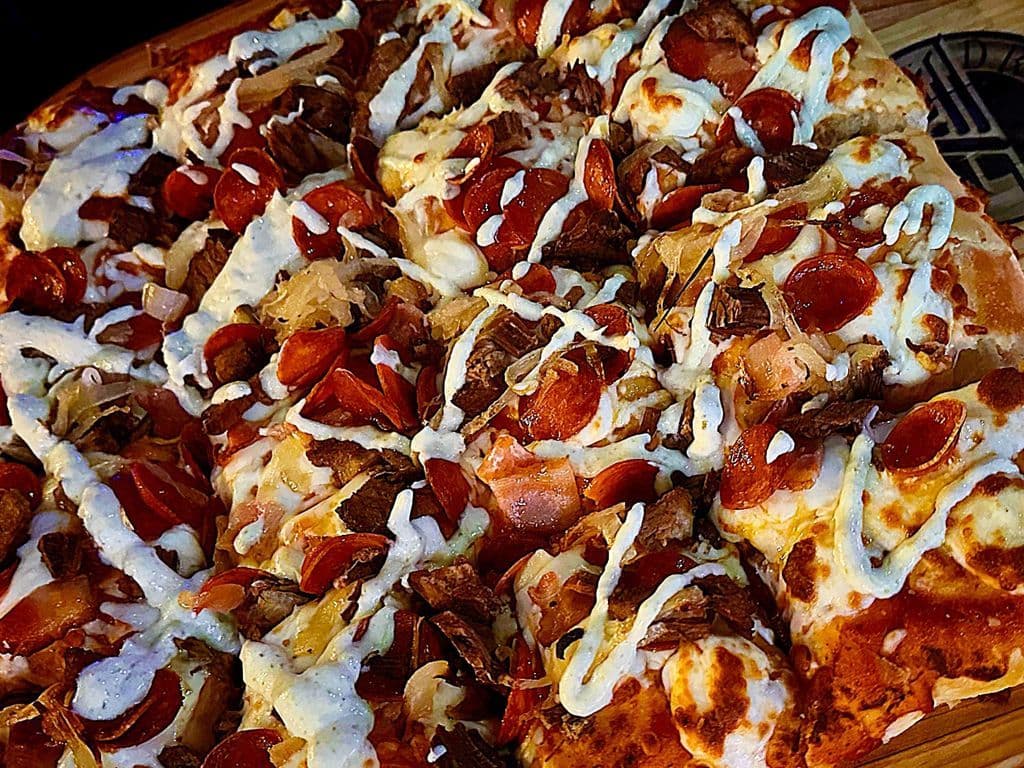 10" x 14" Meat Lovers Pizza