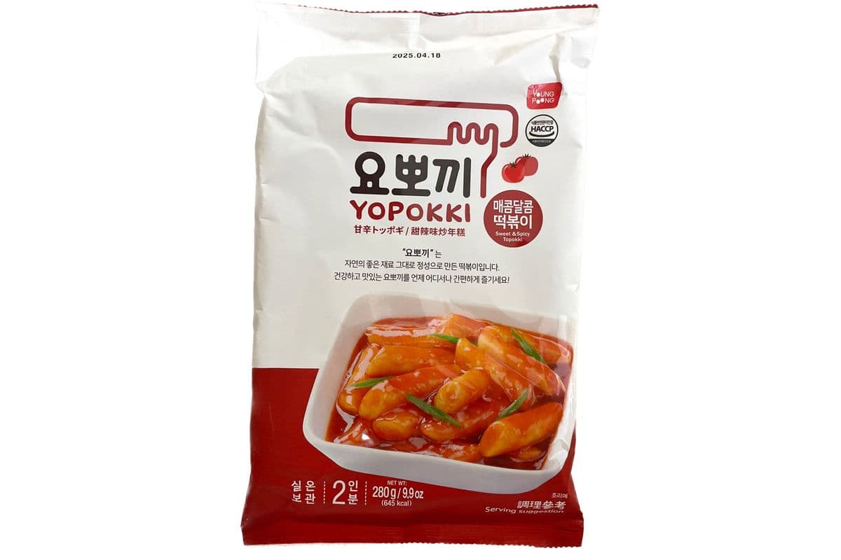 YP Hot and Spicy Topokki (Rice Cake)240g 韩式辛辣炒年糕(袋装)