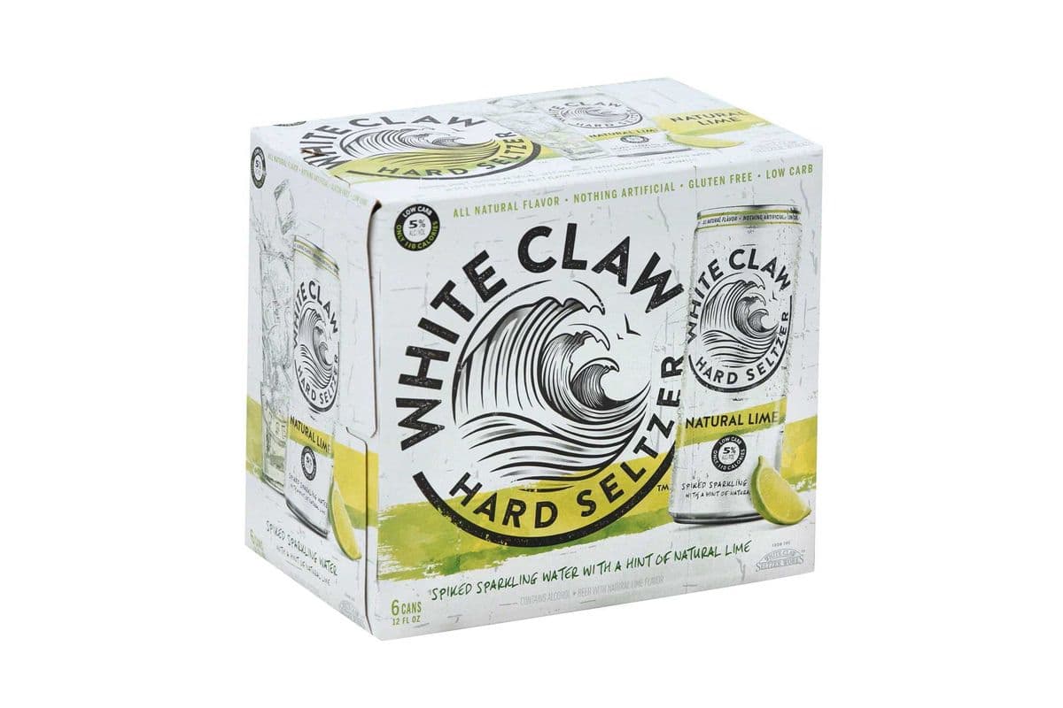 White Claw Natural Lime-6PK (6 x 355ml)